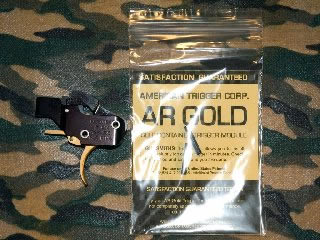 American Trigger Corp SR Gold Trigger System | ATC AR GOLD Trigger | AR 308 TRIGGER
