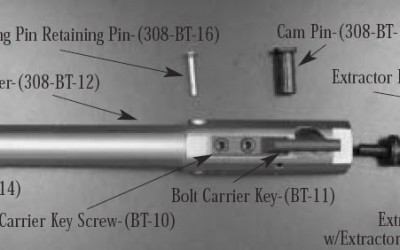 DPMS 308 Bolt Carrier Exploded View