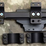 308AR.com -Top View Disassembled - BOBRO Precision Optic Mount 1", Slightly Extended