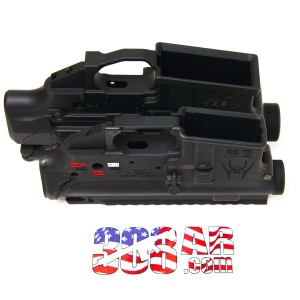 Can I shoot 308 in an AR 15? Picture comparing a MATEN 308 AR lower receiver with an AR 15 lower receiver