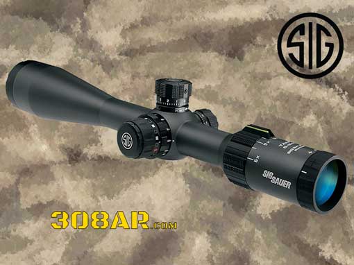 Picture of a Sig Sauer Tango4 6-24X50MM First Focal Plane Rifle Scope SOT46001