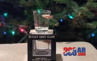 Lucky Shot Bullet Shot Glass (Great Gift For Shooters)