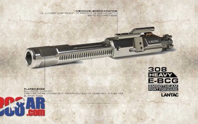 LANTAC .308/7.62X51MM Enhanced Full Auto Style Bolt Carrier Group NiB Coated E-BCG