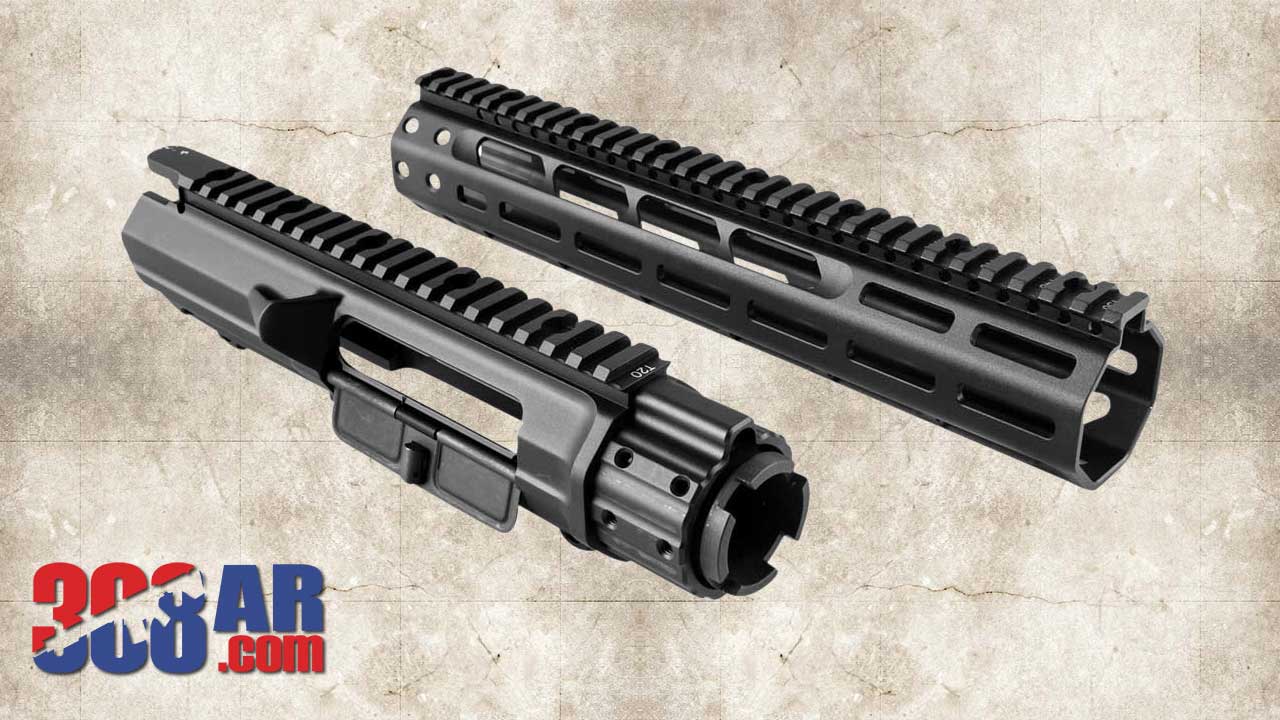 Picture of a Mega MML MATEN Rifle Length M-Lok Upper Receiver MML 4420 Handguard